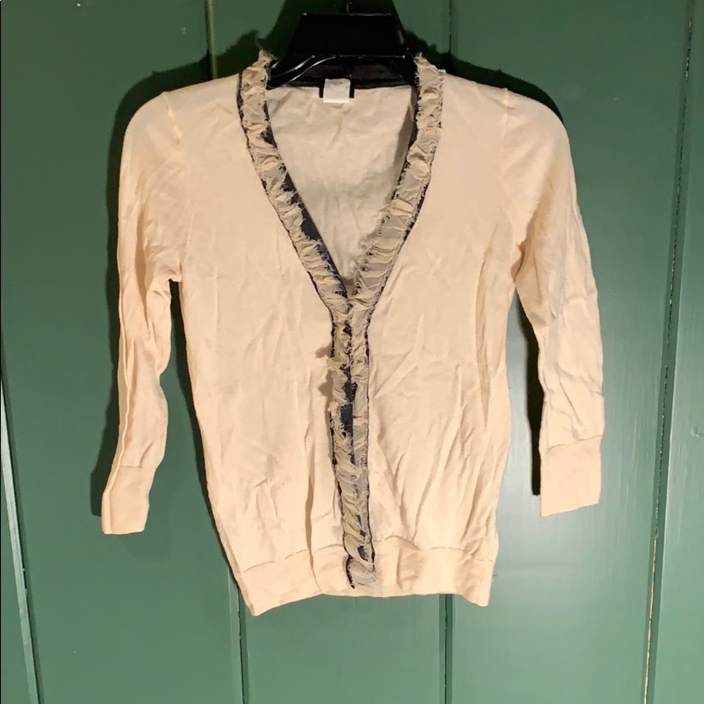 J. Crew Cream Cardigan